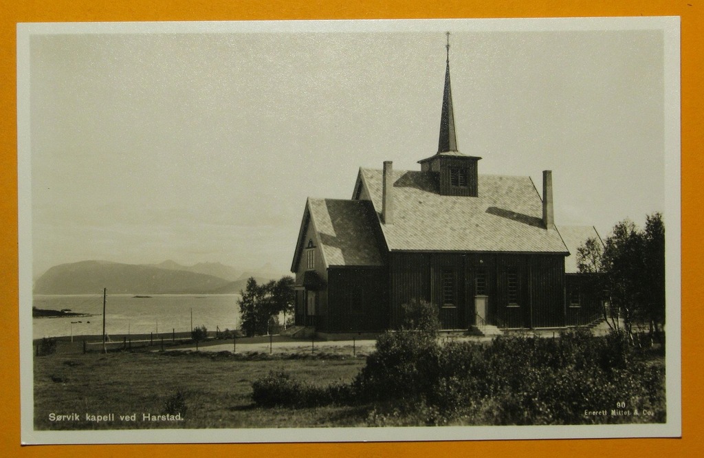 243844, Norwegia, kościółek k. Harstad