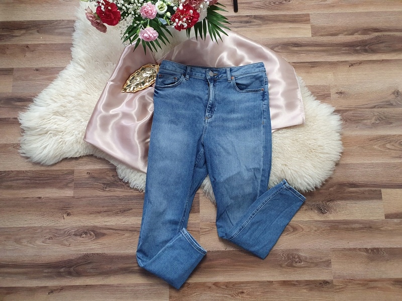 Asos spodnie jeansy rurki jasne 30/30