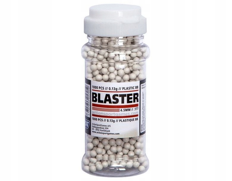 Śrut 4,5mm ASG Blaster kulki plast BB'S 500szt