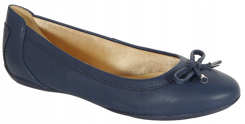 GEOX Charlene baleriny synt.lea navy 37