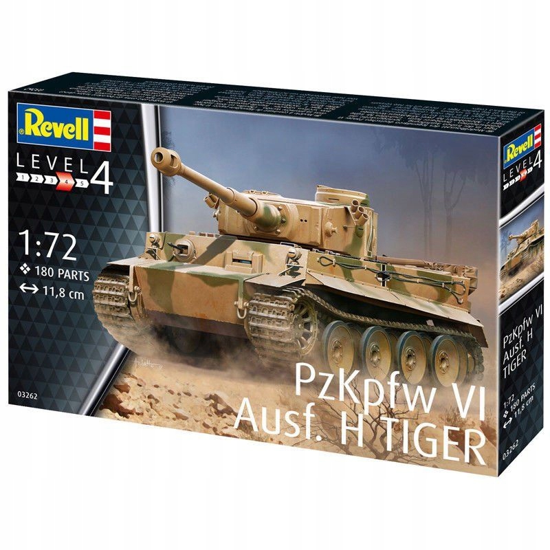 Купить REVELL 03262 - Танк PzKpfw VI Ausf. Н Тигр 1/72: отзывы, фото, характеристики в интерне-магазине Aredi.ru