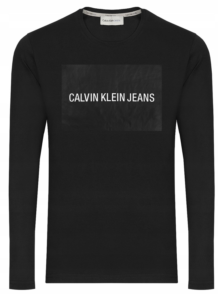 CALVIN KLEIN JEANS LONGSLEEVE CZARNY BOX /XXL