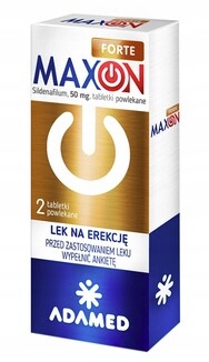 Apteczny MaxOn Forte 2 tabletki erekcja potencja