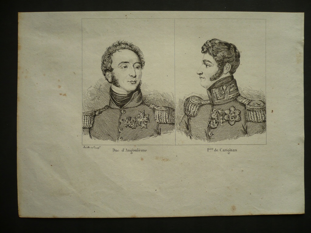 Napoleon, hrabia Angouleme i Carignan, oryg. 1836