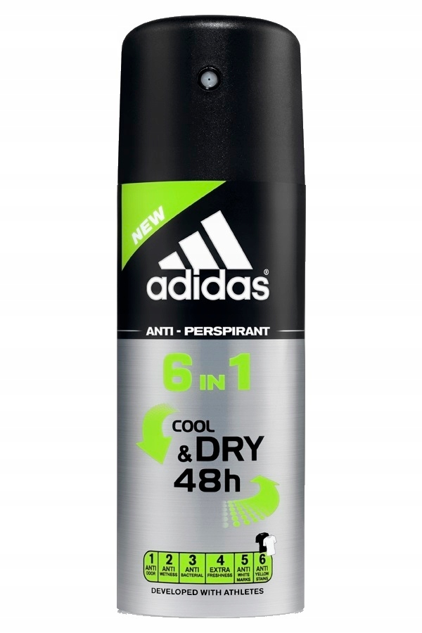 Adidas 6in1 Cool & Dry dezodorant spray 150 ml