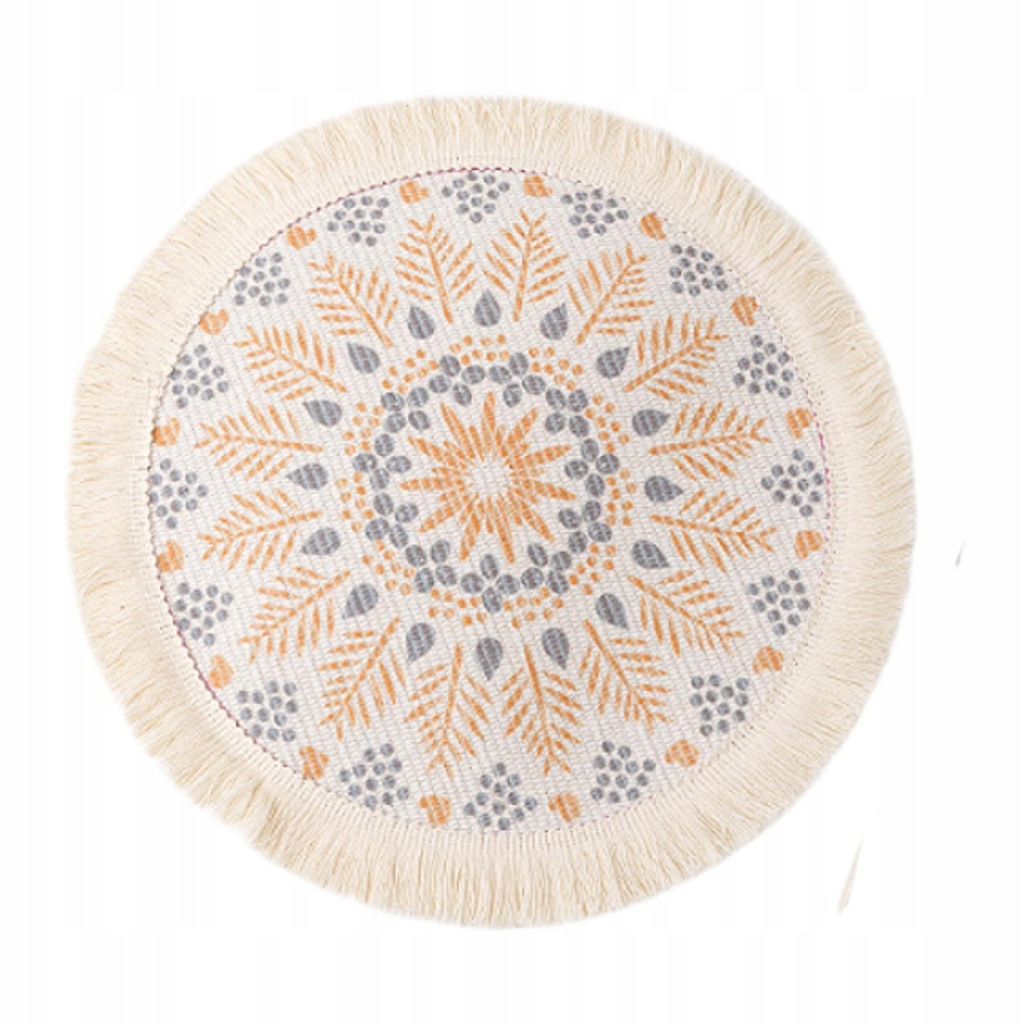 Table Mats Housewarming Gift with Tassels Reusable Decorative Braided A