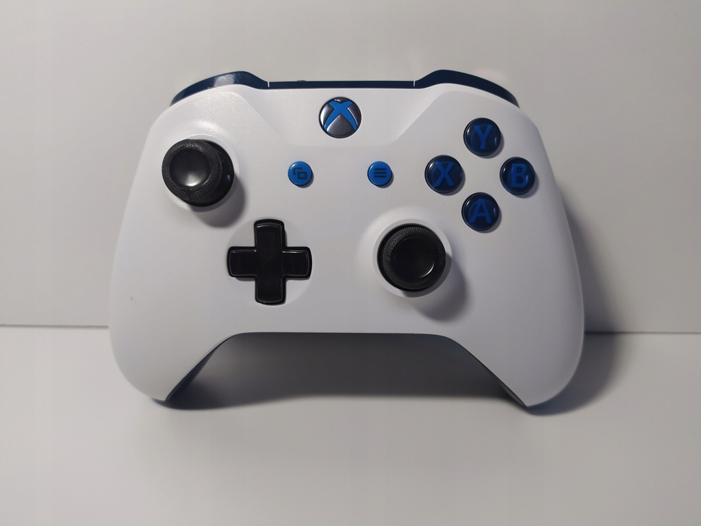 XBOX ONE S X SERIES PAD ORYGINALNY BIAŁO-NIEBIESKI