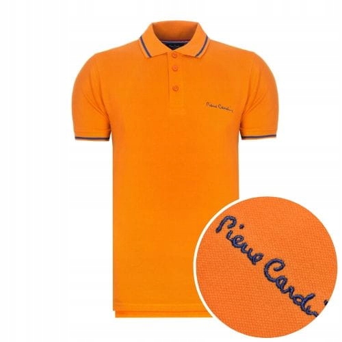 Koszulka polówka POLO PIERRE CARDIN pomarańczowe L