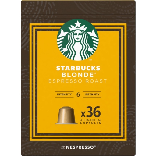 Kapsułki Nespresso Starbucks Blonde 36sztuk