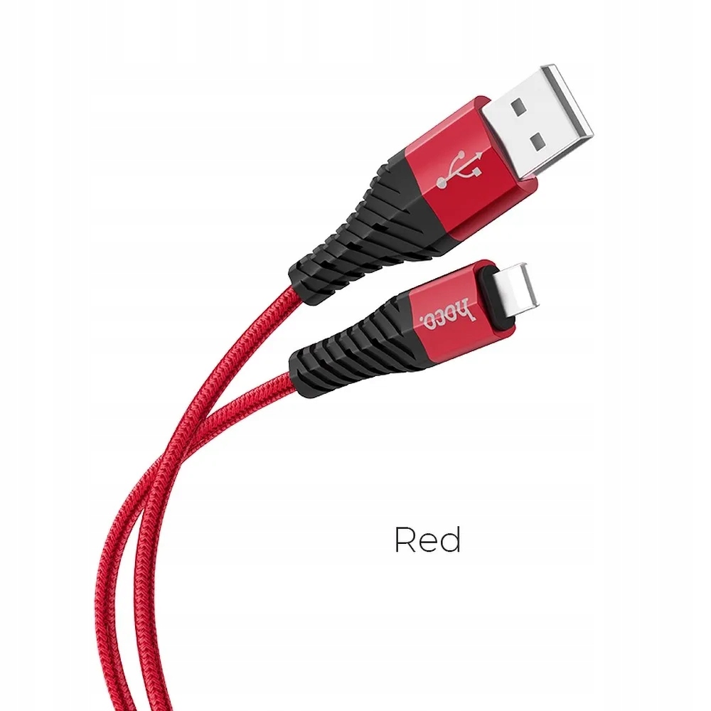 HOCO kabel USB do iPhone Lightning 8-pin 1m red