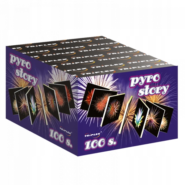Wyrzutnia bateria pokaz pirotechniczny PYRO STORY 100S 20MM TXB705 TRIPLEX