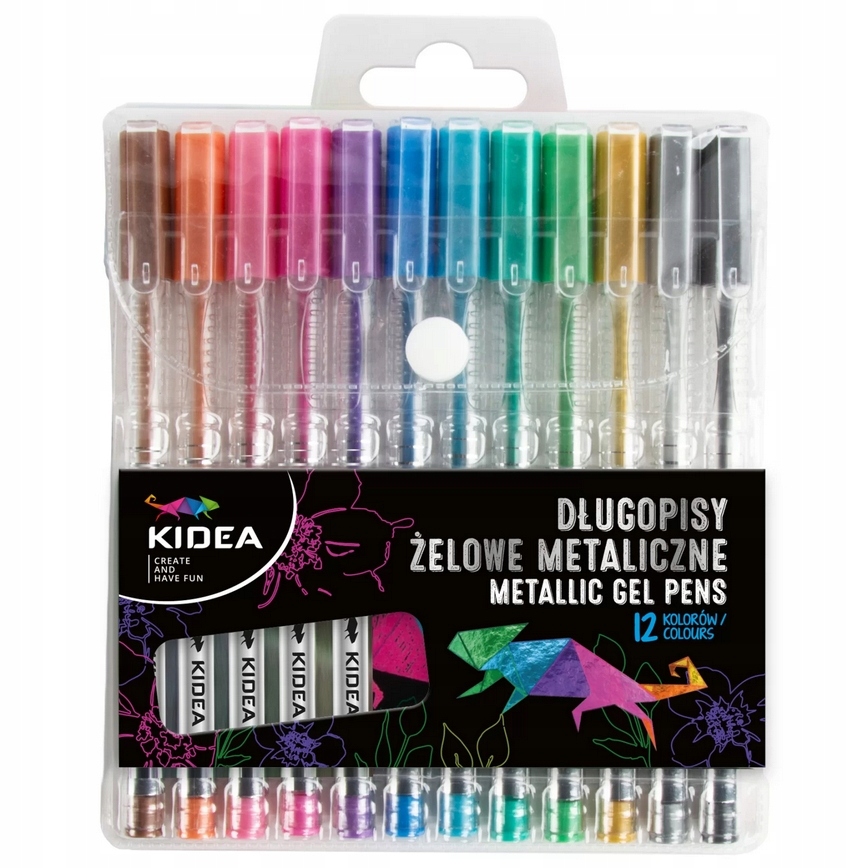 Długopis żelowy wielokolorowy Kidea