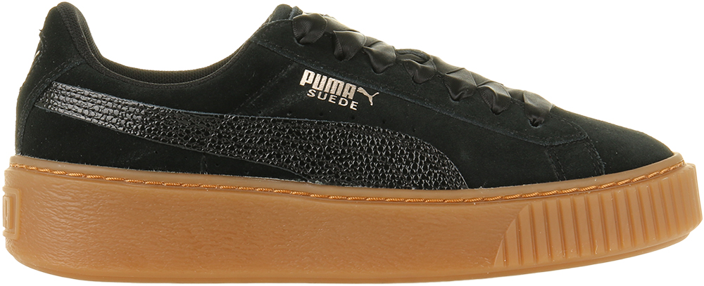 puma womens suede platform bubble trainers bungee cord