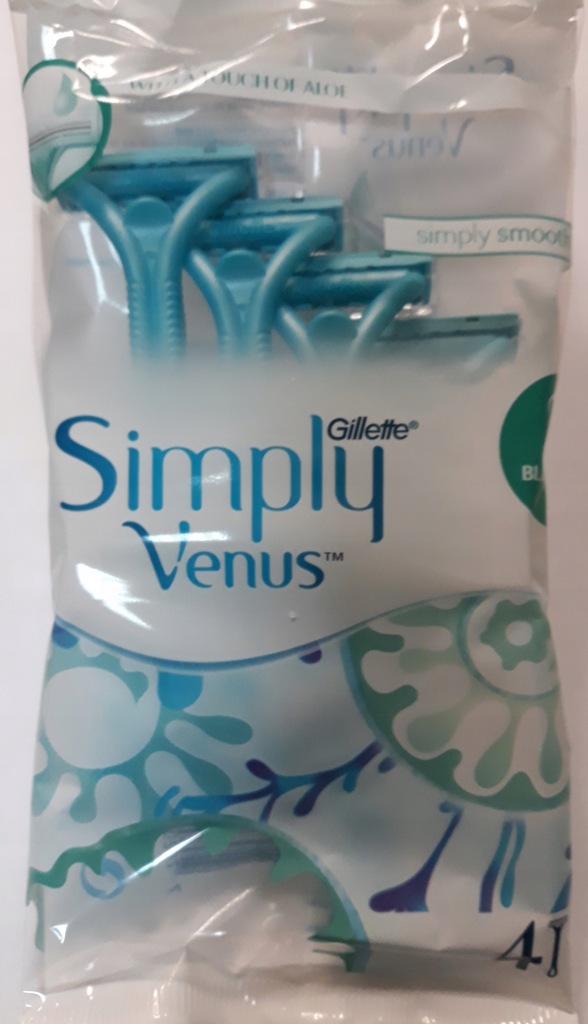 Gillette Simply Venus 2 maszynki jednorazowe 4 szt