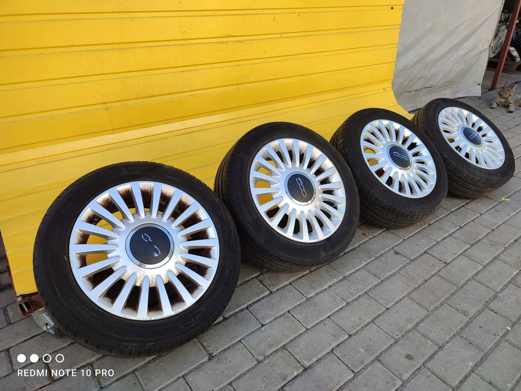 FIAT 500 ALUFELGI FELGI KOŁA R15 4X98 - 12433275113 - oficjalne ...