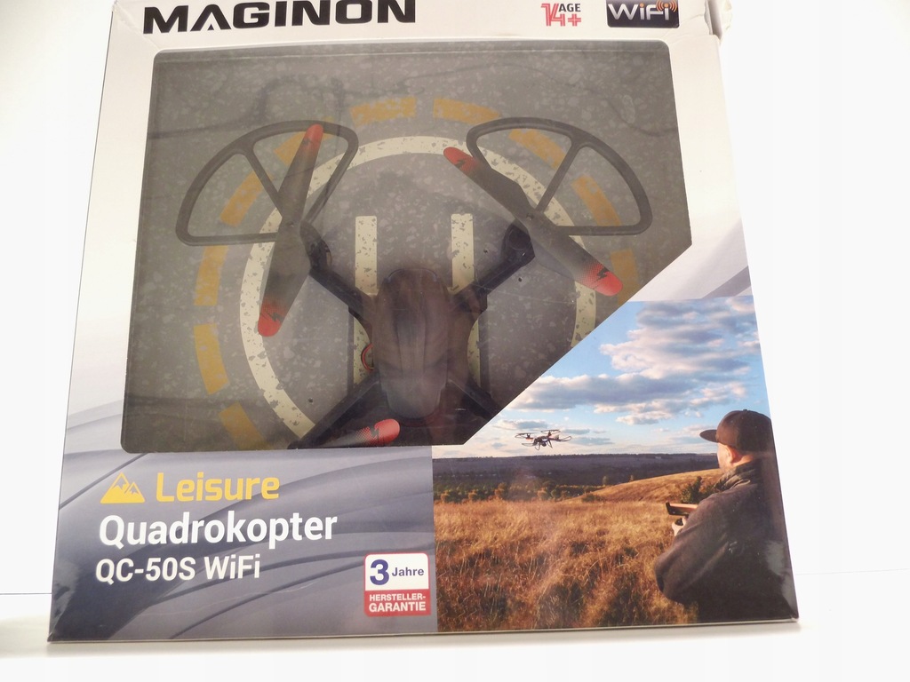 DRON QUADROKOPTER MAGINON QC-50S WIFI HD-KAMERA