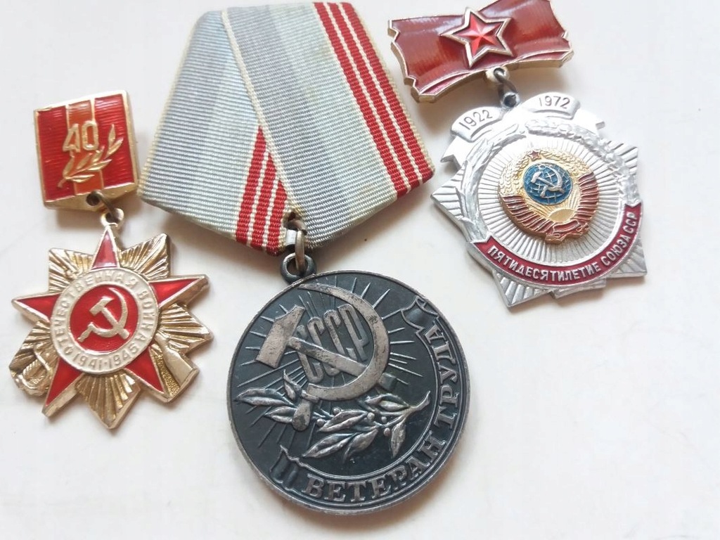 3 odznaczenia wojsk ZSRR