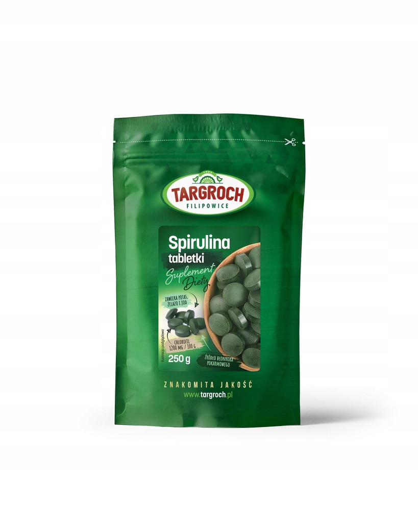 Spirulina w tabletkach 1000 tab. anemia odporność