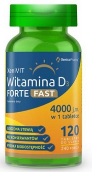 XeniVit Witamina D3 Forte Fast 4000 j.m.-120 tabl.