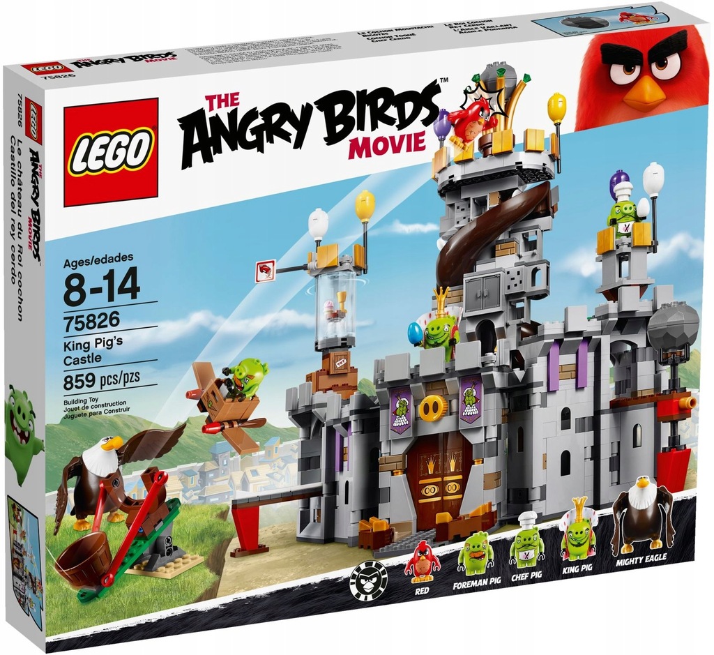 LEGO Angry Birds - 75826 Zamek świńskiego króla