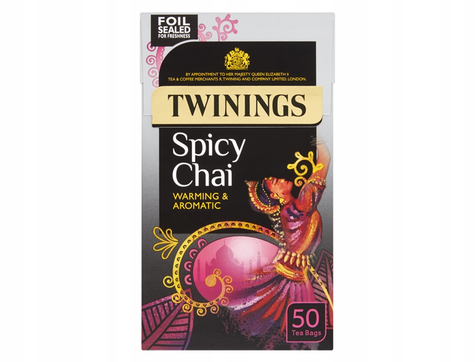 Twinings Spicy Chai Herbata Czarna 50szt UK