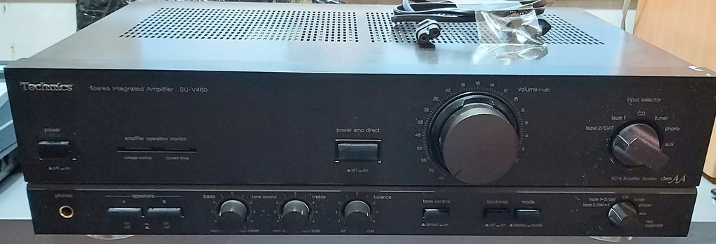 WZMACNIACZ TECHNICS SU-V460, UŻYWANY, 100% SPRAWNY