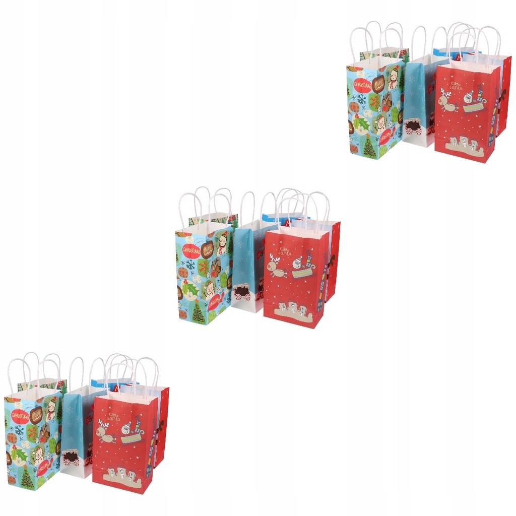 Paper Bags Gifts Christmas Tote Packing 72