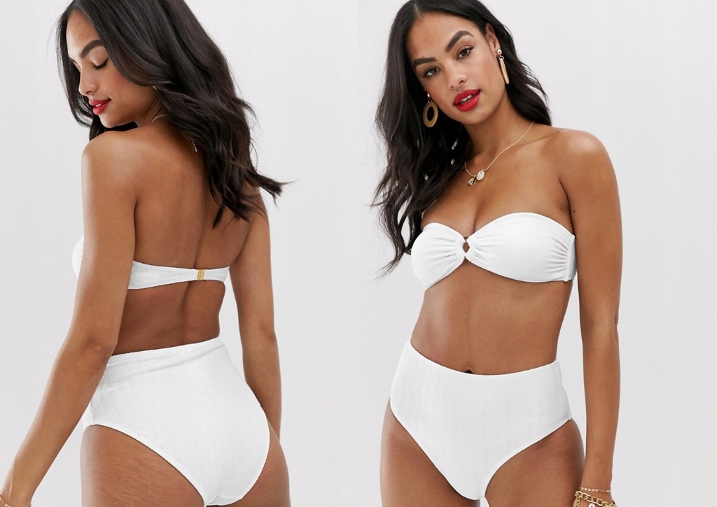 VERO MODA TEKSTUROWANY DÓŁ OD BIKINI S