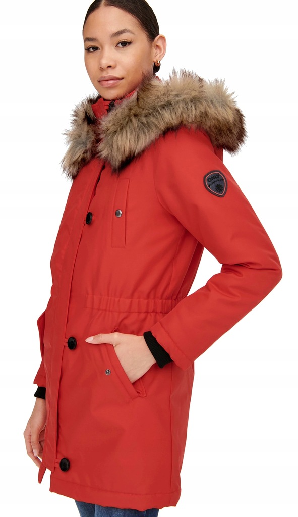 kurtka ONLY Iris Long Parka Red Alert 12951685322 oficjalne