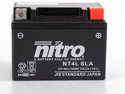 NITRO NT4L-SLA AKUMULATOR DO MOTOCYKLA 22160