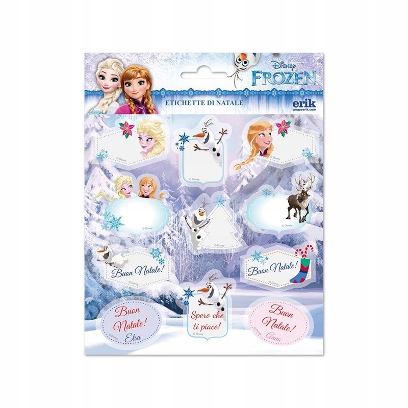 Disney Frozen 2 - Etykiety do personalizacji preze