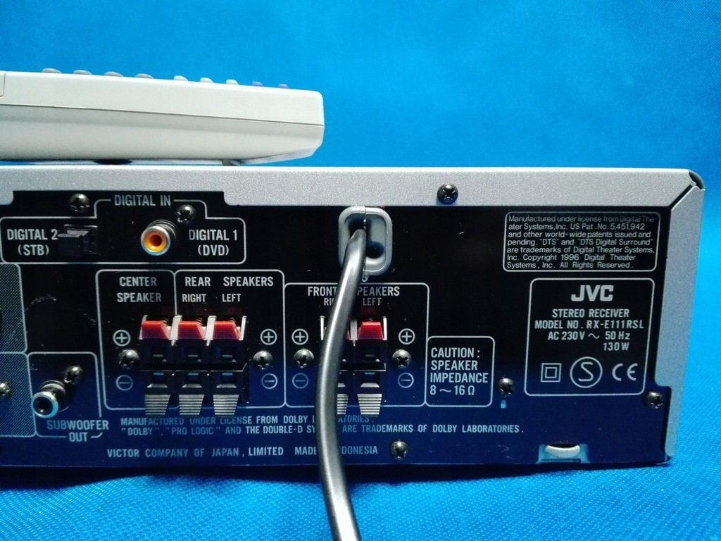 Купить Приемник JVC RX-E111R 5.1 / DTS / 5 x 60 Вт / Пульт дистанционного управления: отзывы, фото, характеристики в интерне-магазине Aredi.ru