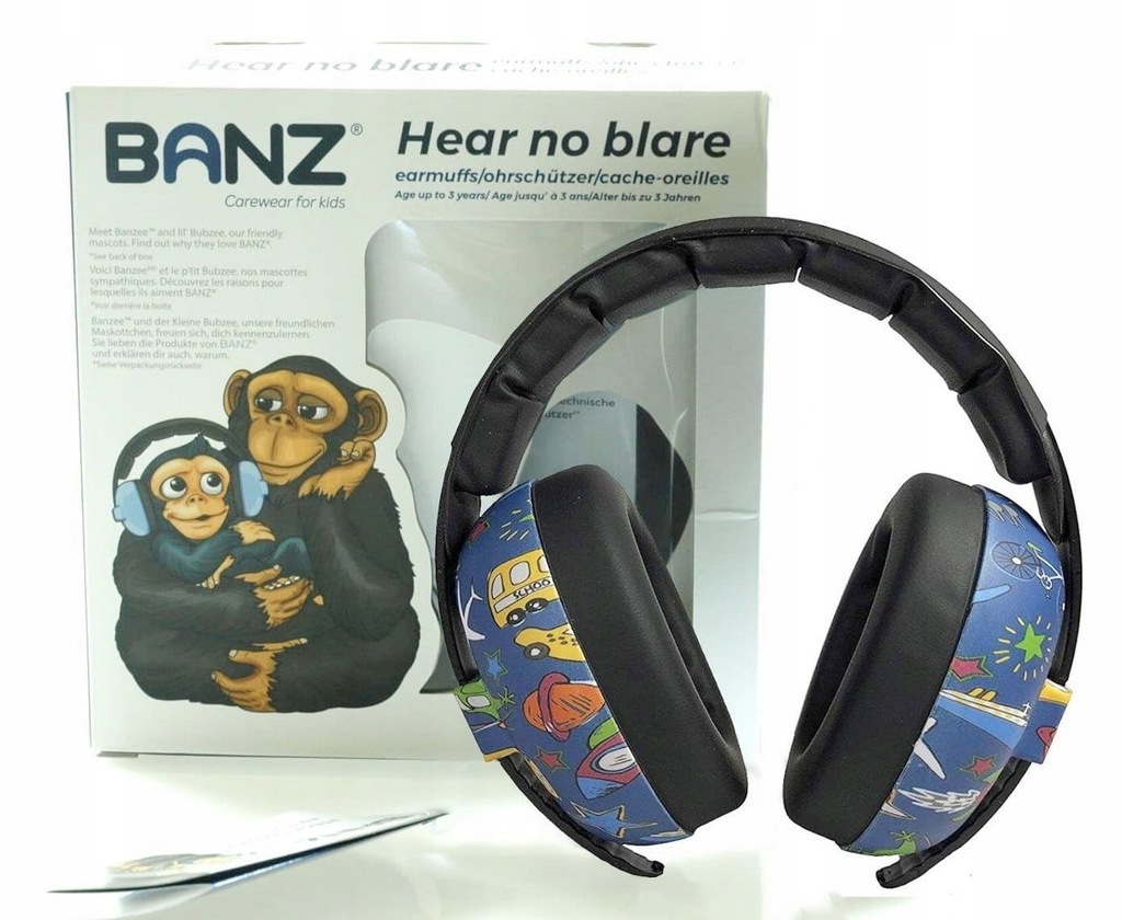 Słuchawki wygłuszające ochronne dla dzieci Banz