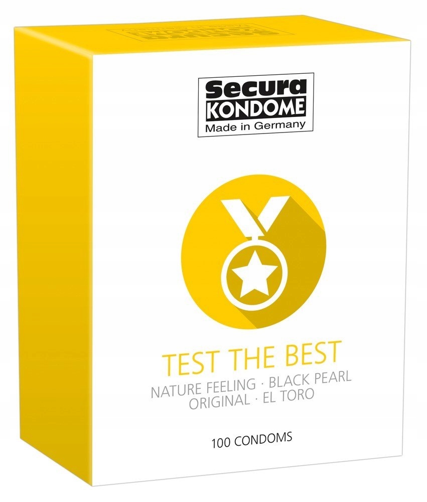 Prezerwatywy Test the Best różne rodzaje 100 szt.