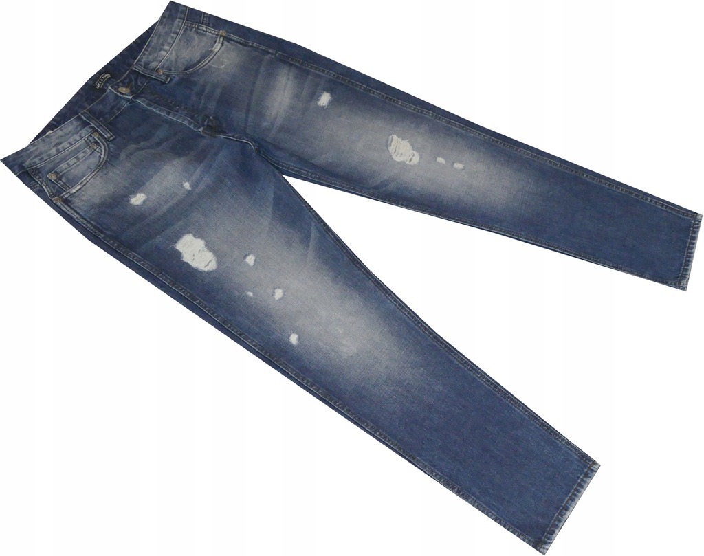 JACK & JONES_W34 L32_Spodnie JEANS dziury 109