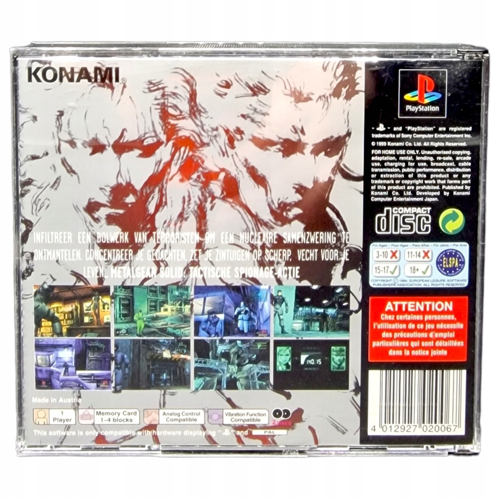 Купить METAL GEAR SOLID + SILENT HILL PlayStation PS1 PSX: отзывы, фото ...