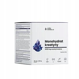 Aura Herbals Kreatyna 3000mg czystej kreatyny 30 saszetek.