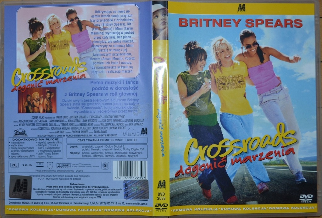 Britney Spears Crossroads dogonić marzenia DVD