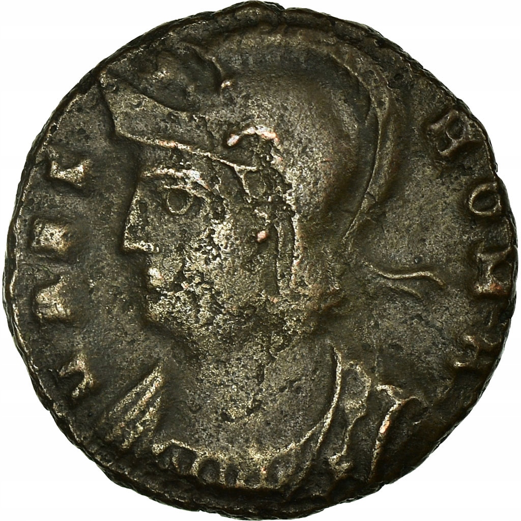 Moneta, Nummus, Thessalonica, VF(30-35), Miedź, RI