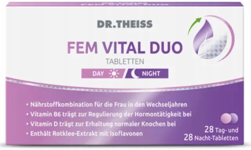 DR. THEISS Fem Vital Duo Tabletki na Menopauzę DE