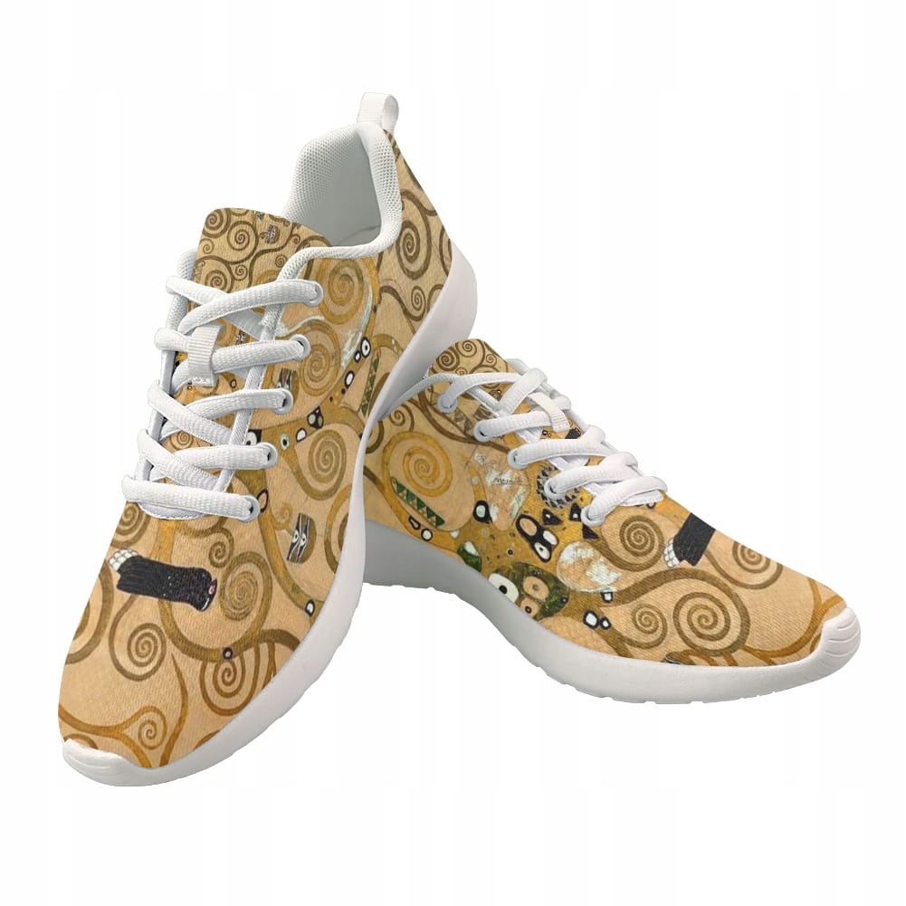 Art-casualowe buty sportowe G. Klimt - 46 BIAŁE
