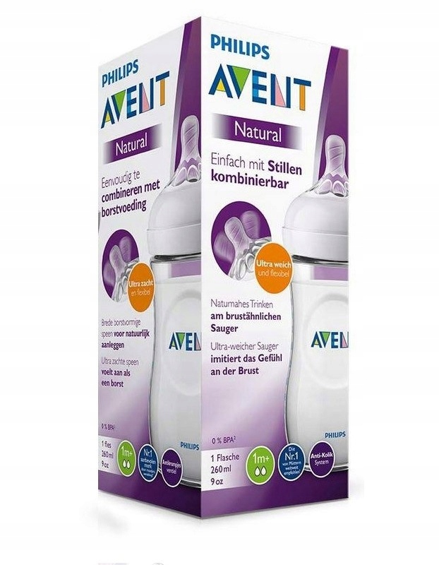 Купить AVENT ANTI-COLIC BOTTLE NATURAL 260мл + соска!: отзывы, фото, характеристики в интерне-магазине Aredi.ru