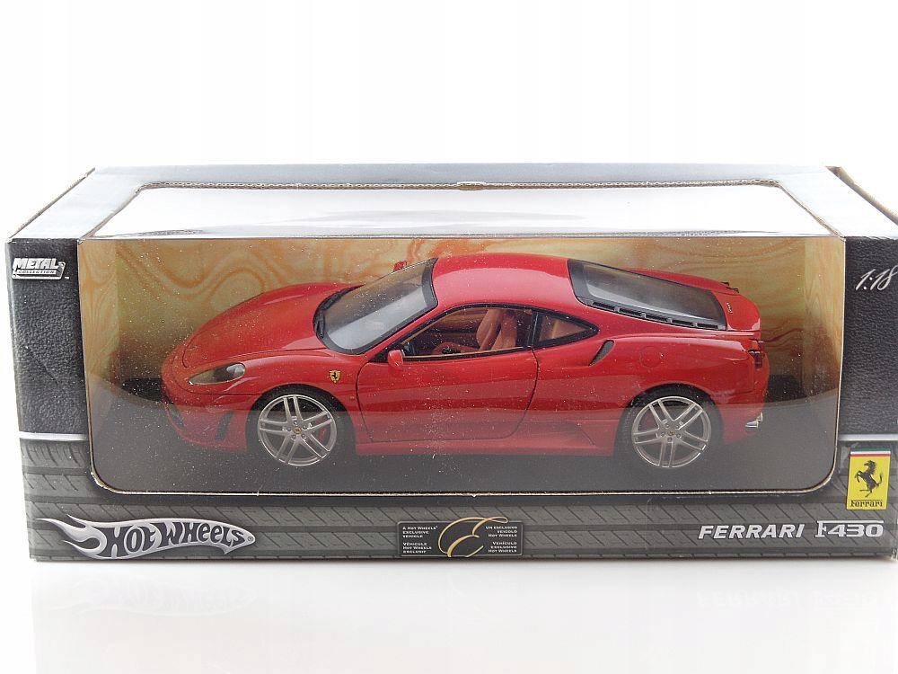 FERRARI F430 1/18 Hot Wheels G7160 - 8194628287 - oficjalne