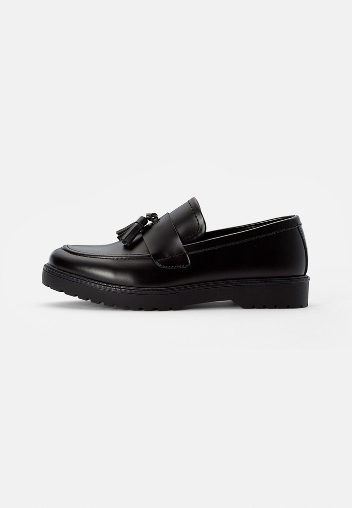 ZIGN skórzane czarne mokasyny loafersy 44