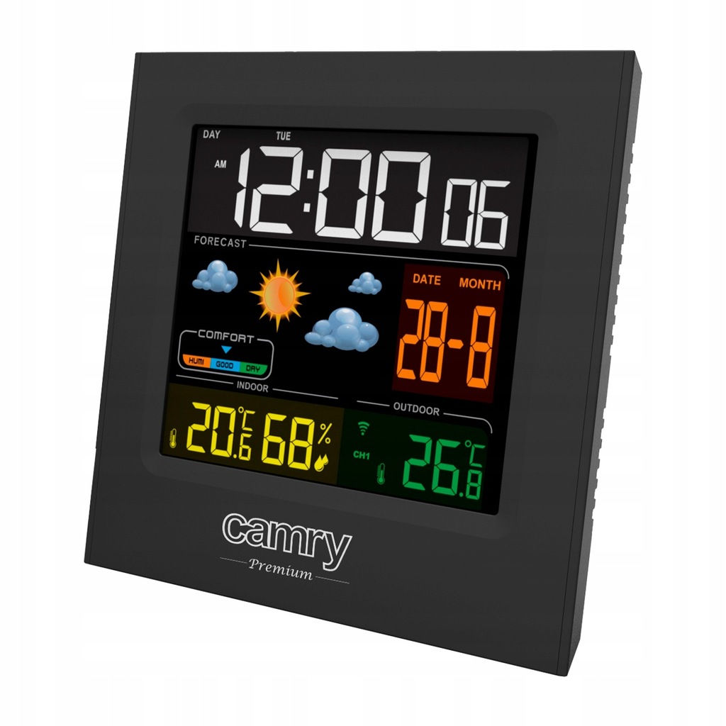 Купить Беспроводная метеостанция, часы, термометр, дата: отзывы, фото, характеристики в интерне-магазине Aredi.ru