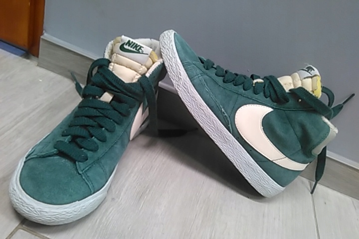 buty nike blazer 38 24cm high classic zielone