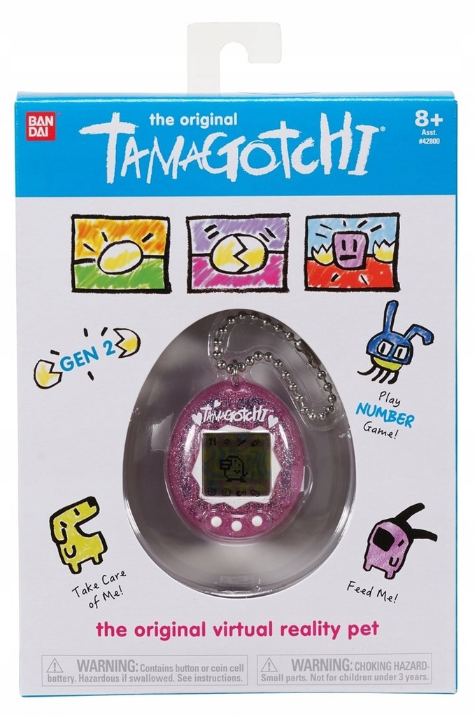 Figurka kolekcjonerska TAMAGOTCHI - PINK GLITTER