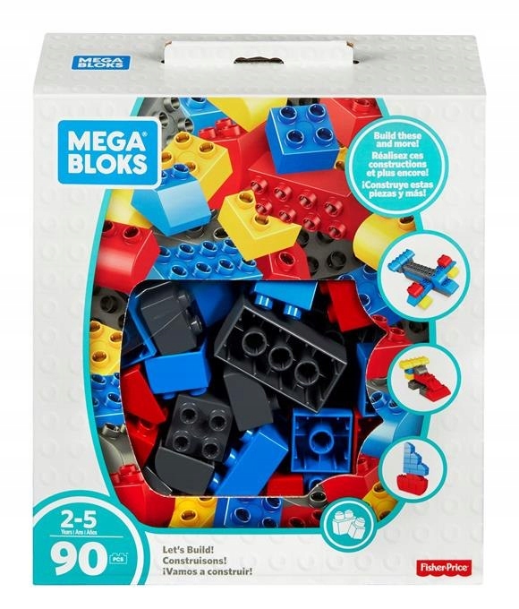 Mega Bloks MINI Klocki - Zestaw 90 elementów