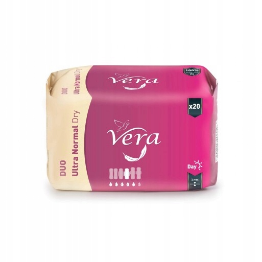 Podpaski VERA Ultra Normal DRY 20 szt DUO