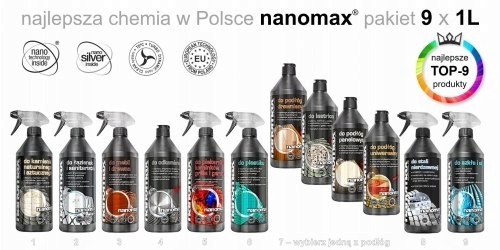 Nanomax PROFESSIONAL zestaw TOP-9, 1L